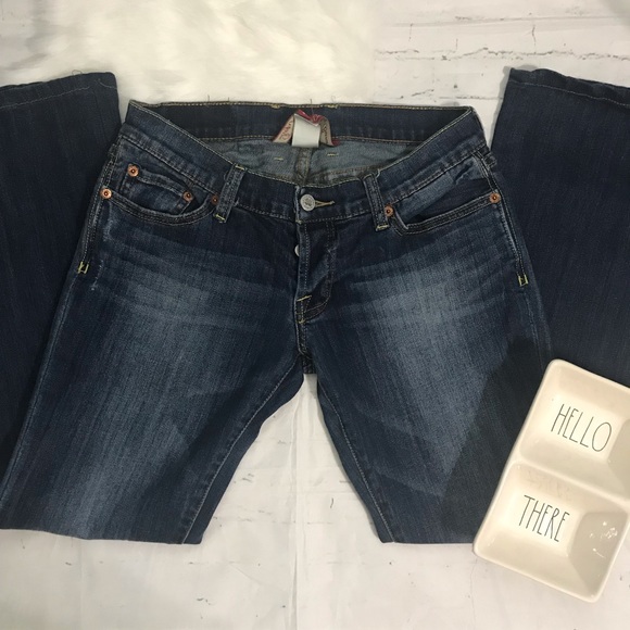 Lucky Brand Denim - Lucky Brand Bootcut Embroidered Distressed Jeans